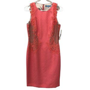 Antonio Melani Riesley Sheath Dress in Sun Kiss Sleeveless Size 4 Nwt